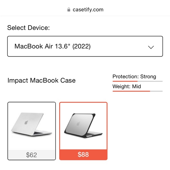 NEW CASETIFY MacBook Air 2022 13.6” Leopard Case & Blue Light Screen Protector - Picture 5 of 13